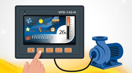 [HMI Works] Как программировать кнопки на передней панели VPD?