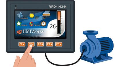 [HMI Works] Как программировать кнопки на передней панели VPD?