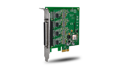 PCIe-S114 и PCIe-S114i: PCI Express, 4-портовая коммуникационная плата RS-232