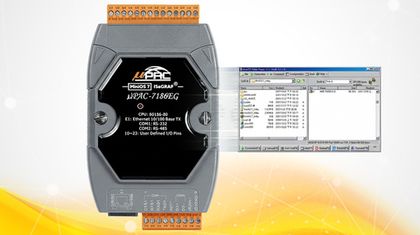Как скачать программу с контроллера I-7188 на MiniOS7?